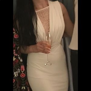 Stunning unique white dress